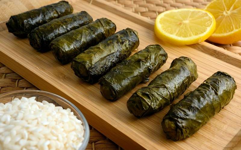 stuffed grape leaves - halal