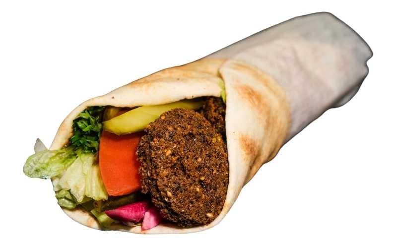 falafel-veggie-wrap-sandwich